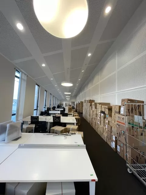 Déménagement de bureaux pour une entreprise